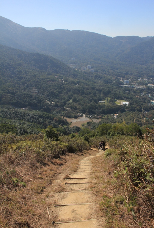 沒有遮擋的登山徑