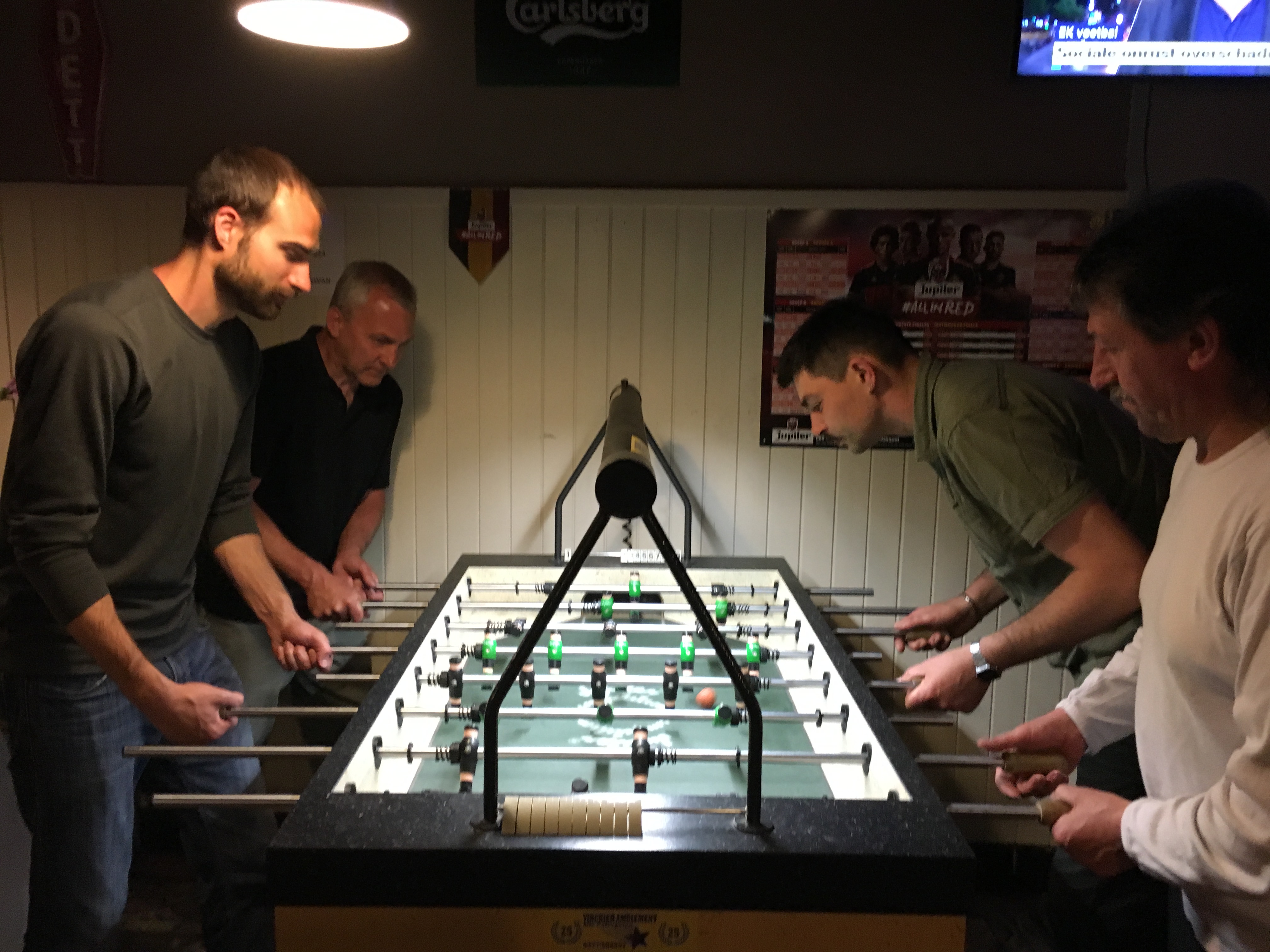 Foosball with Belgiums