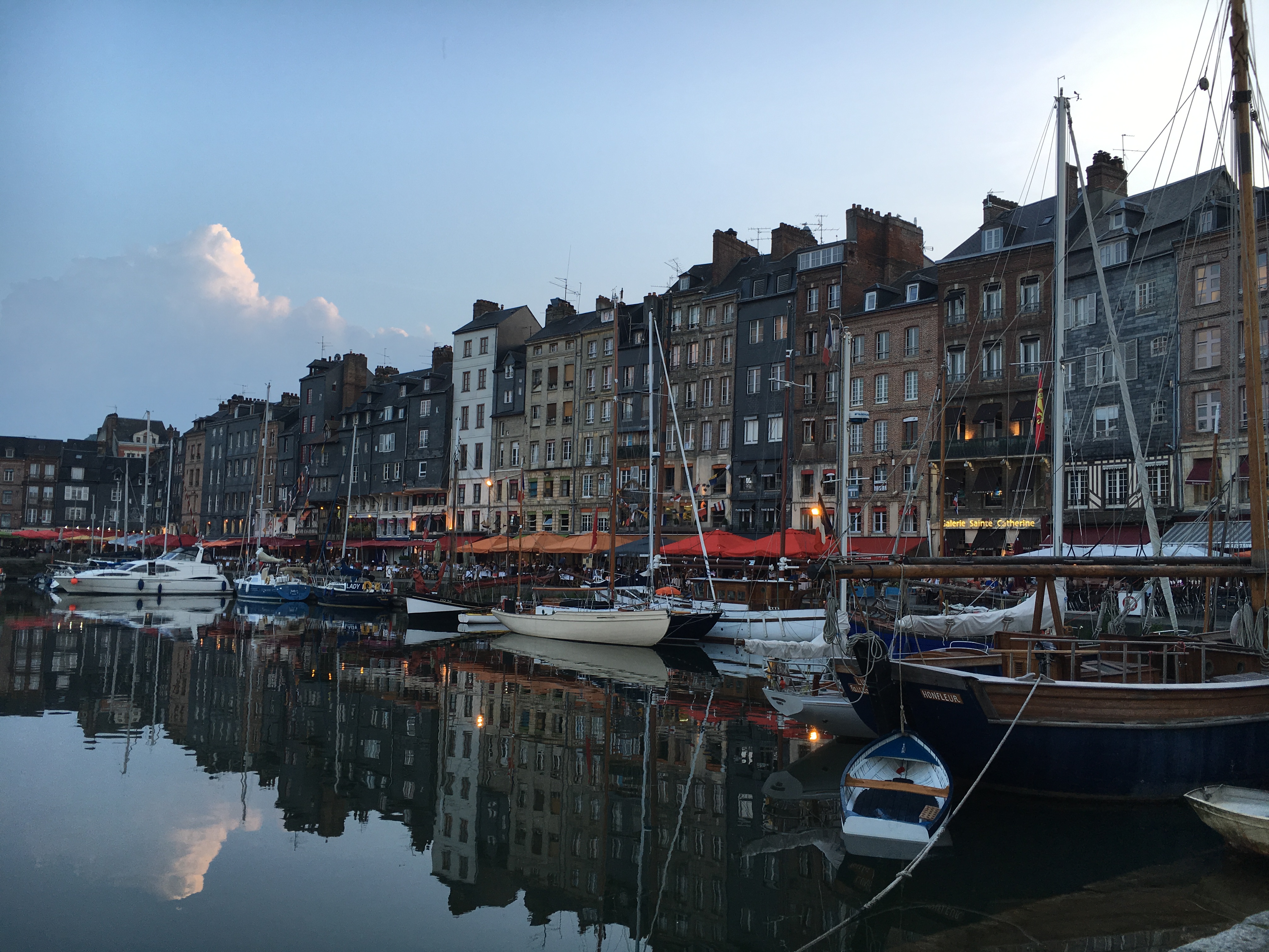 Honfleur, France harbor