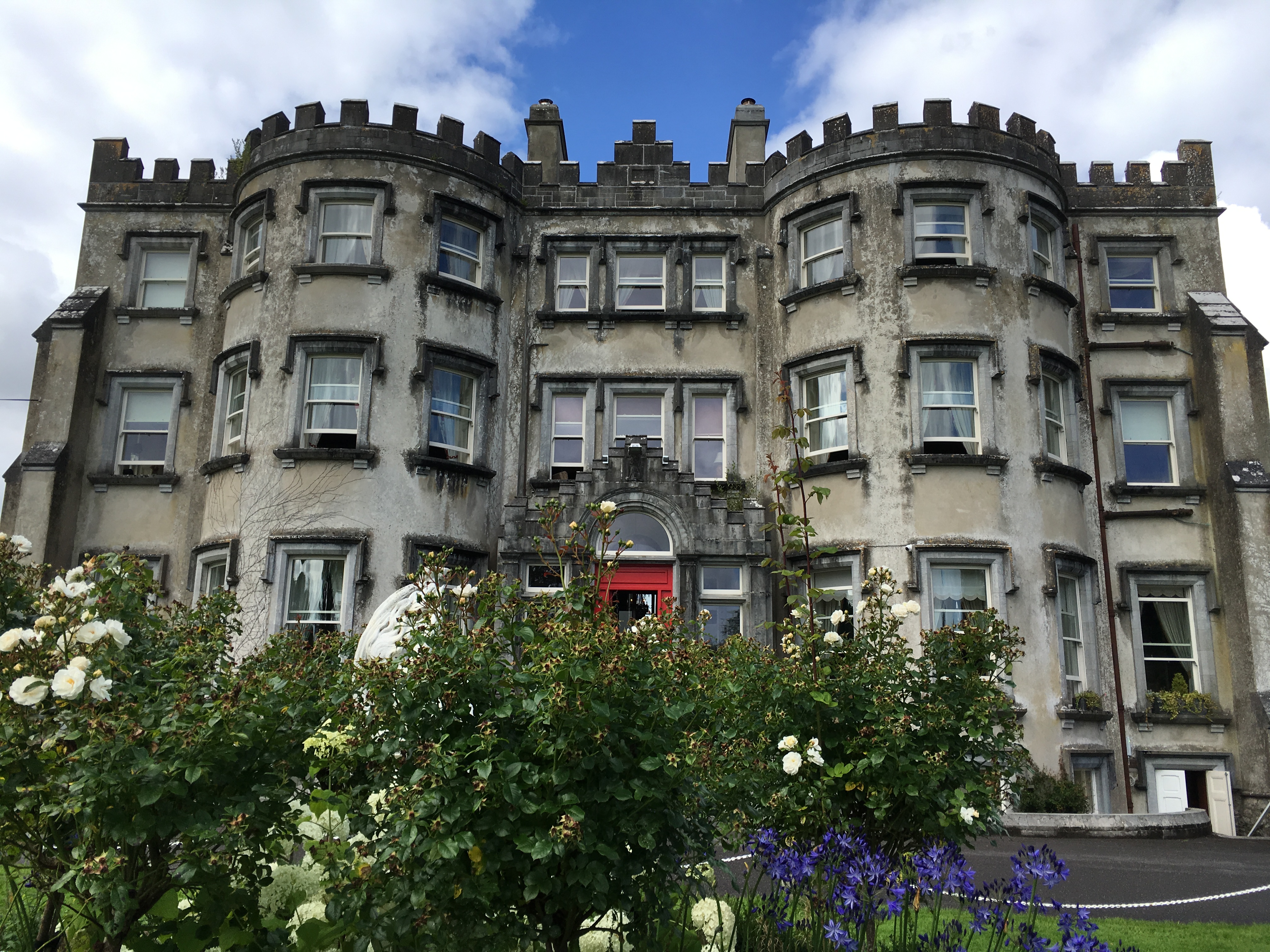 The castle we stayed in