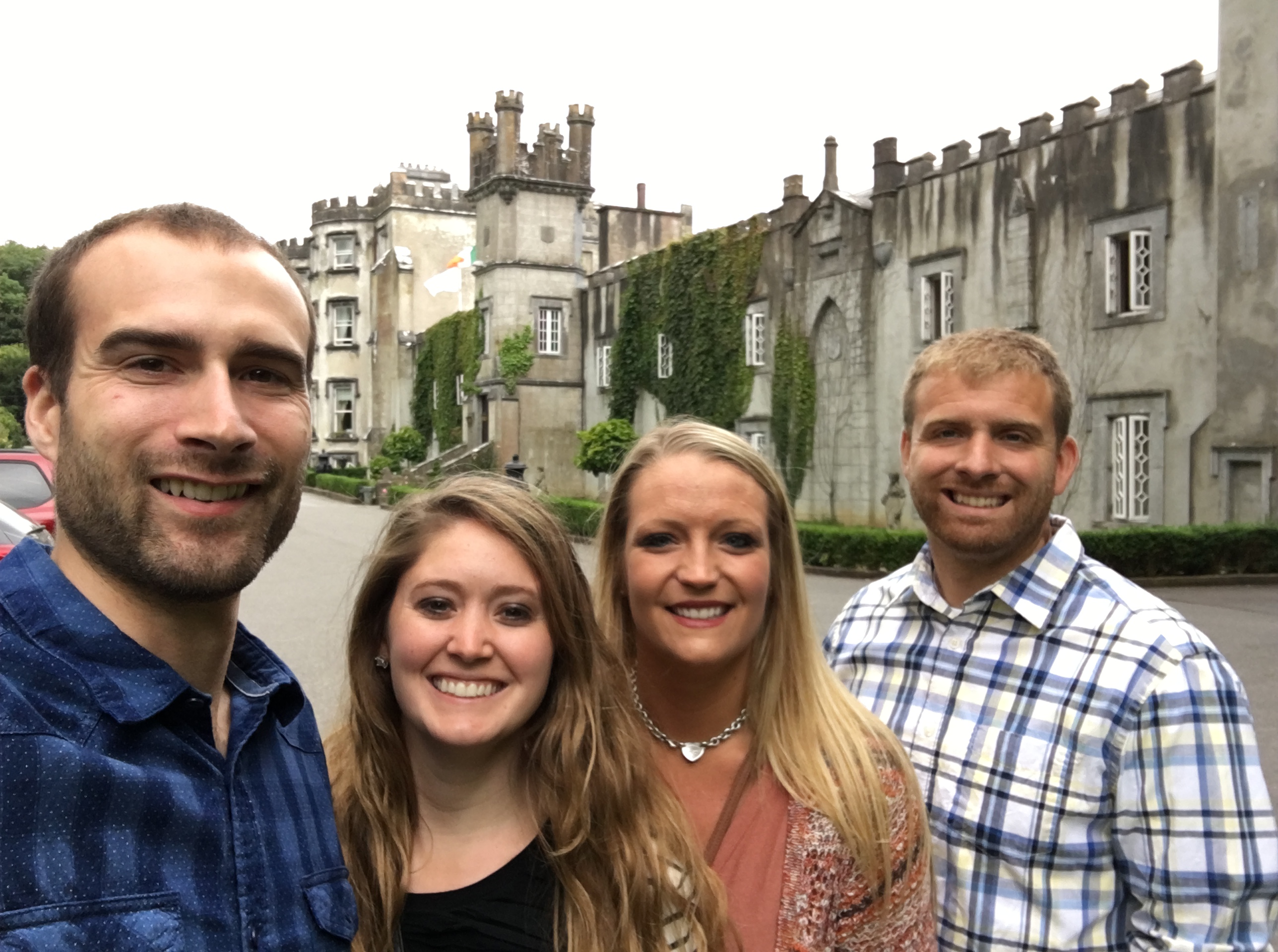 The castle we stayed in