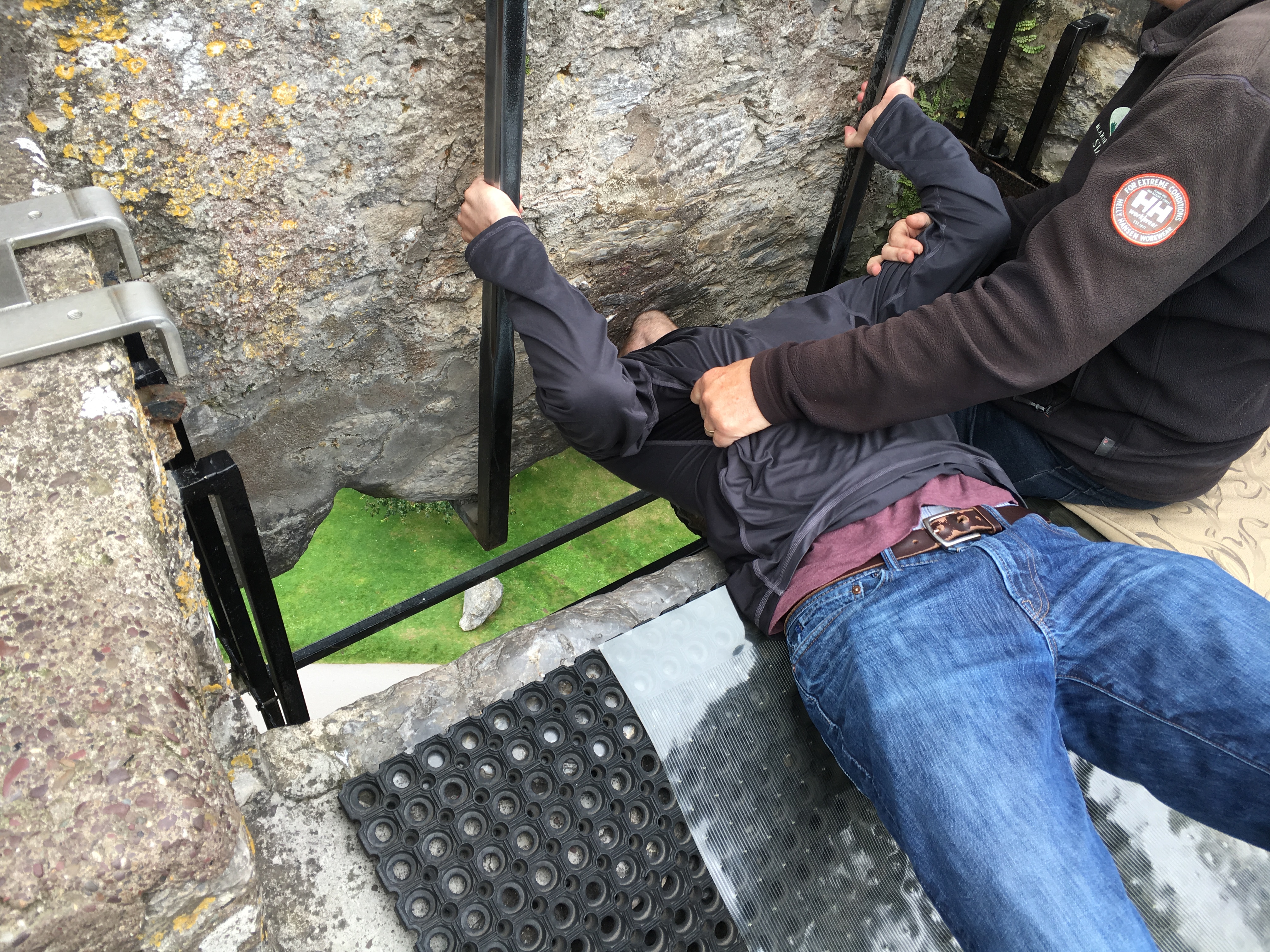 Kissing the Blarney Stone
