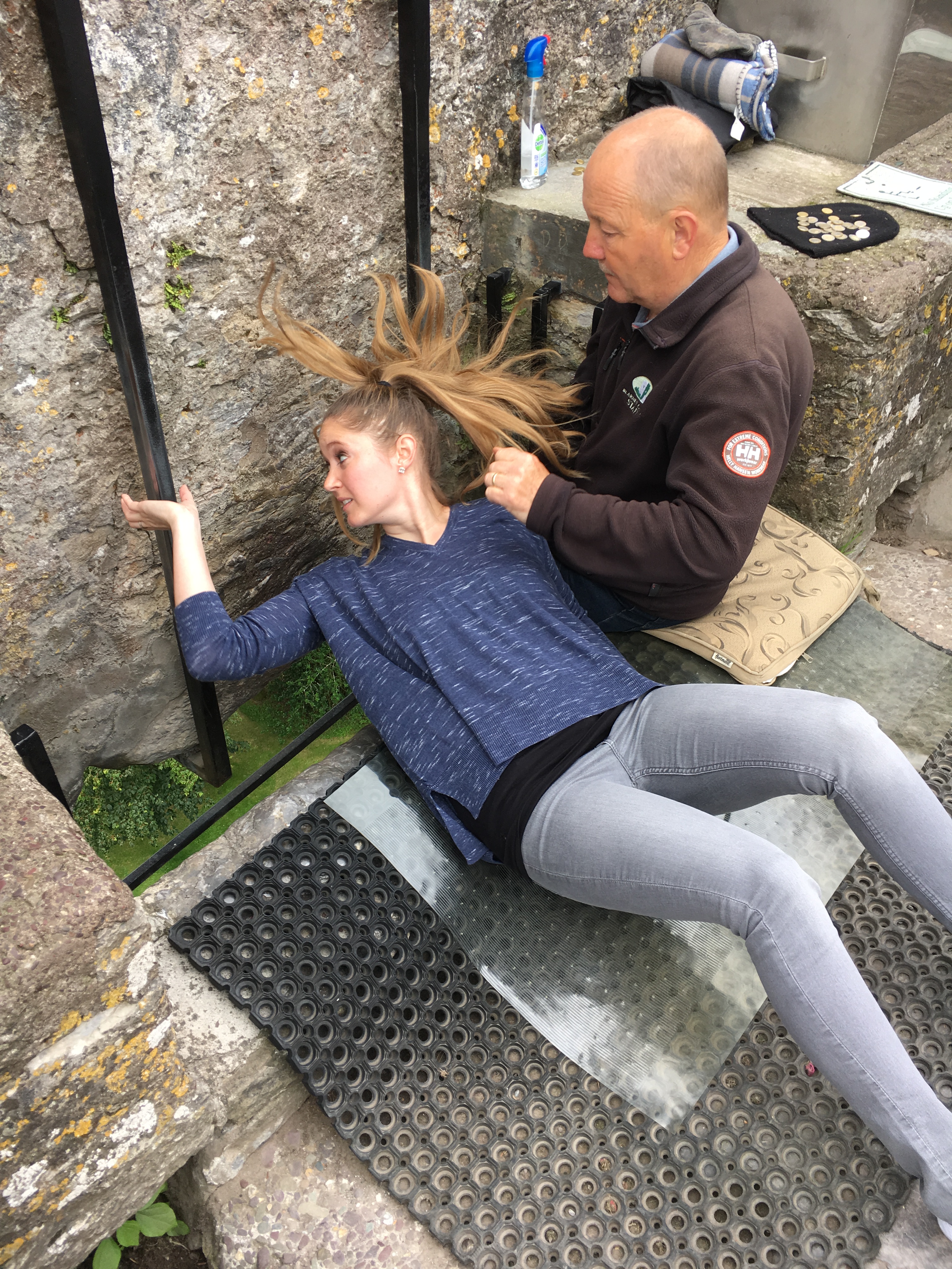 Kissing the Blarney Stone