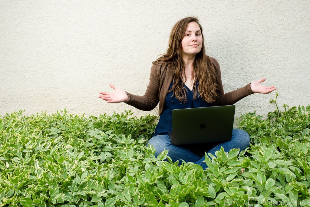 Owner of Wild Path Consulting, a Sustainable Marketing Agency, answering client questions