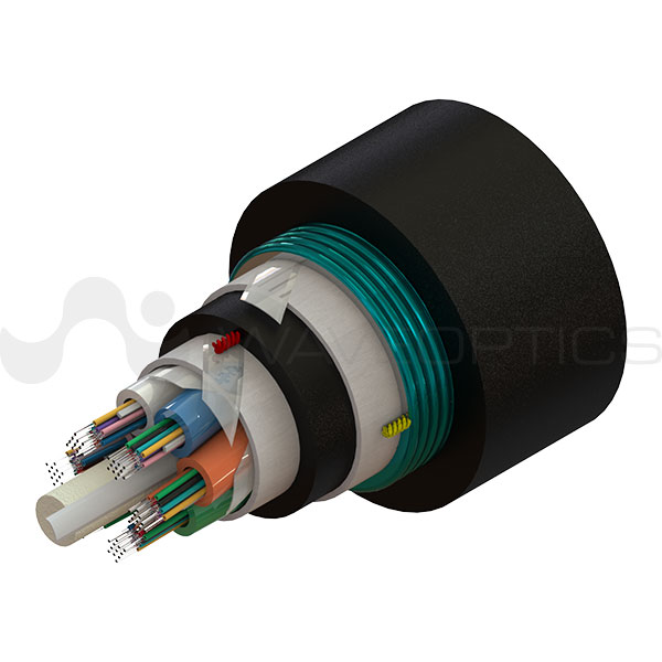 Loose Tube Single-Armored Double Jacket Slim Cable