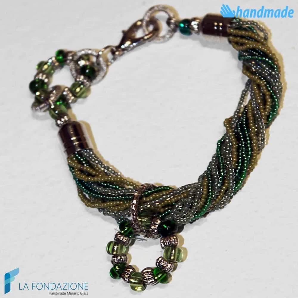 Bracciale Lux Conteria in vetro di Murano - La Fondazione snc - BRAC0004