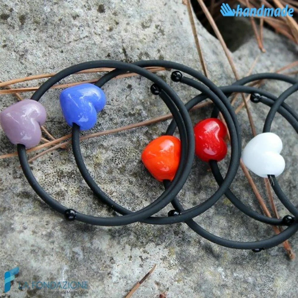 Little Cupid Bracelet handmade Murano glass - La Fondazione snc - BRAC0027