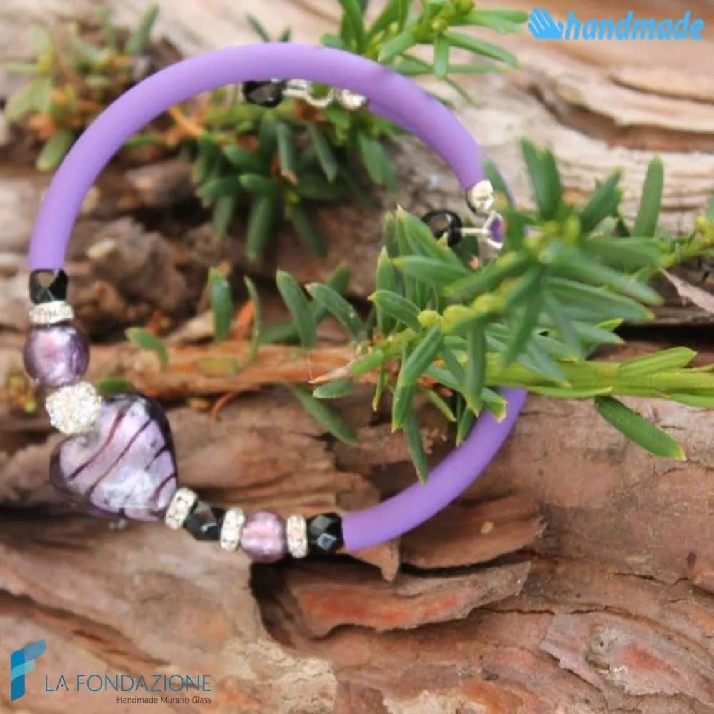 Cupid bracelet handmade Murano glass - La Fondazione snc - BRAC0031