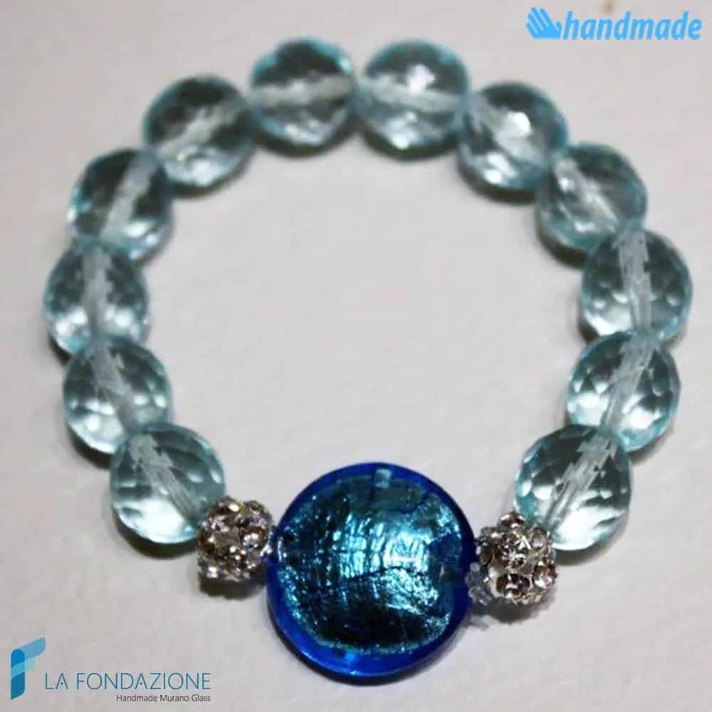 Schissa Luster Bracelet handmade Murano glass - La Fondazione snc - BRAC0035