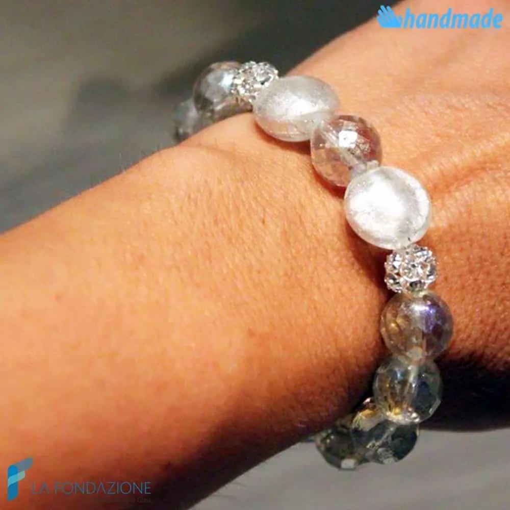 Schissa Luster Bracelet handmade Murano glass - La Fondazione snc - BRAC0035