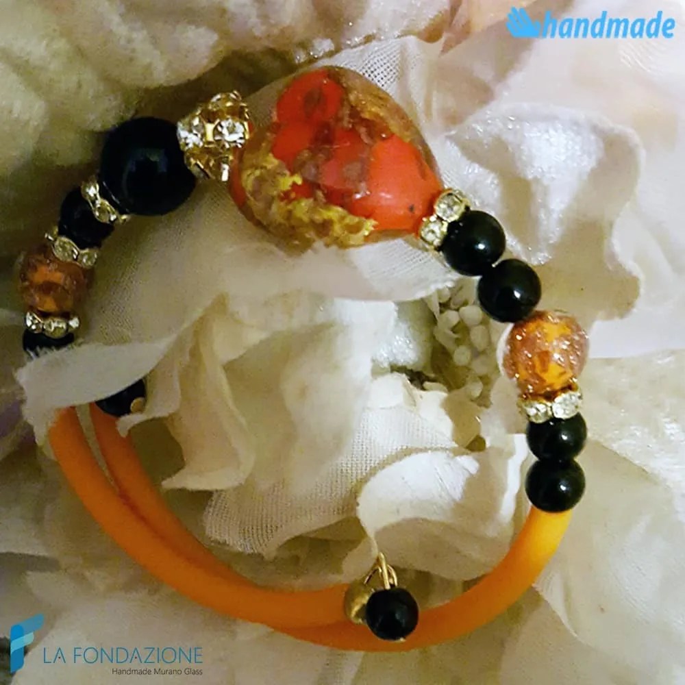 KTM Passion bracelet in Murano glass - La Fondazione snc - BRAC0039