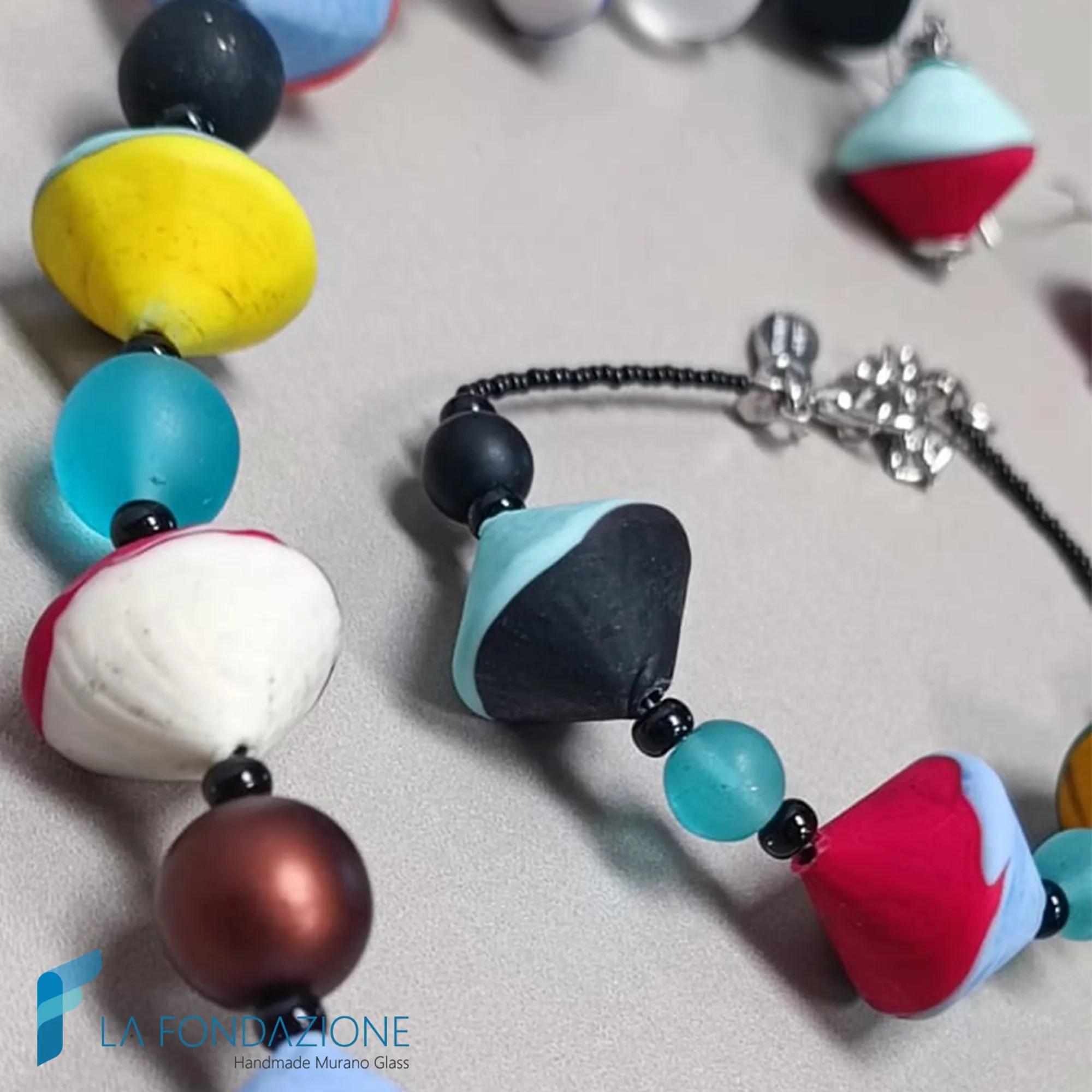 Parure Mirò con collana, orecchini e braccialetto - PARU0066 - La Fondazione