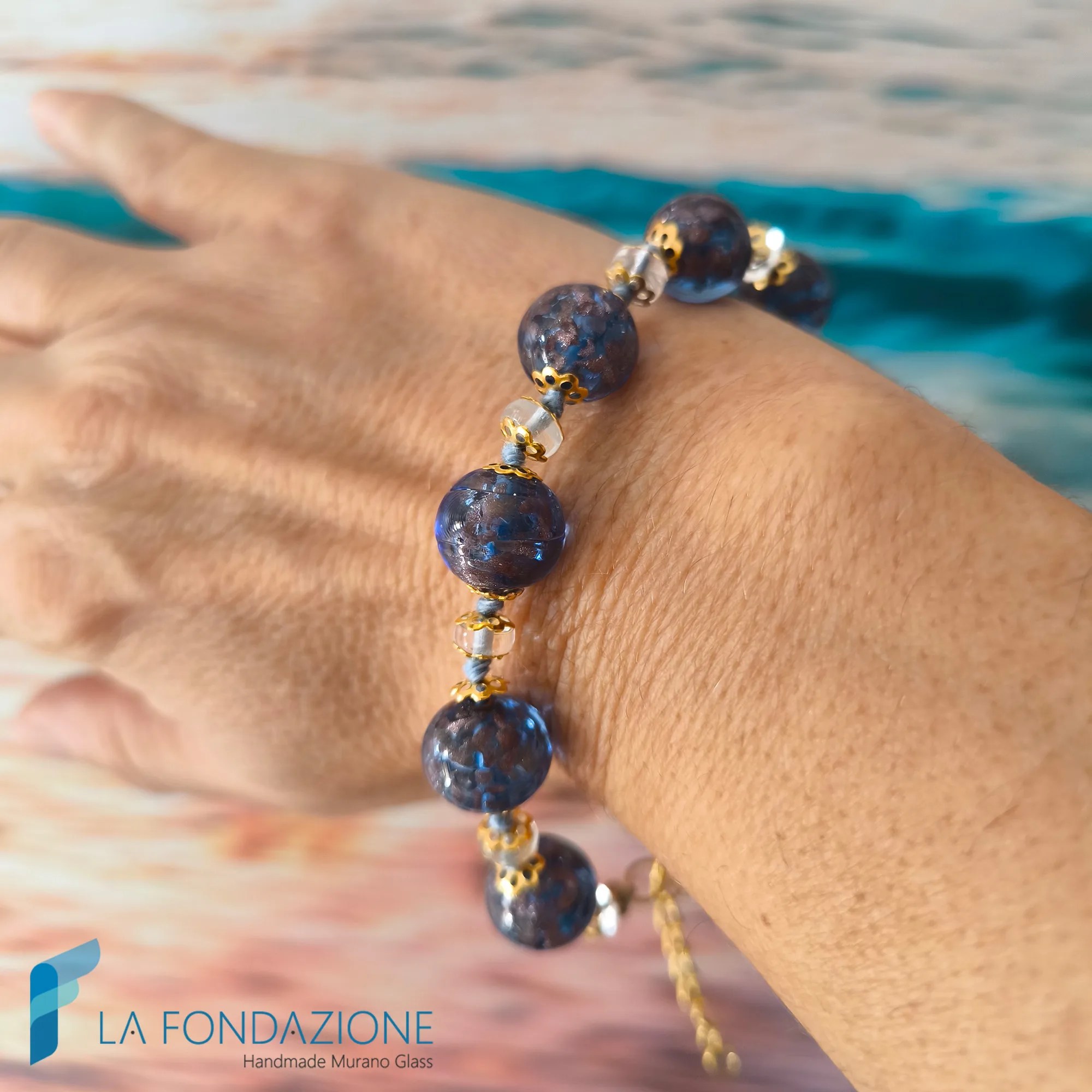 Parure Antica Murano con collana e bracciale - PARU0072 - La Fondazione