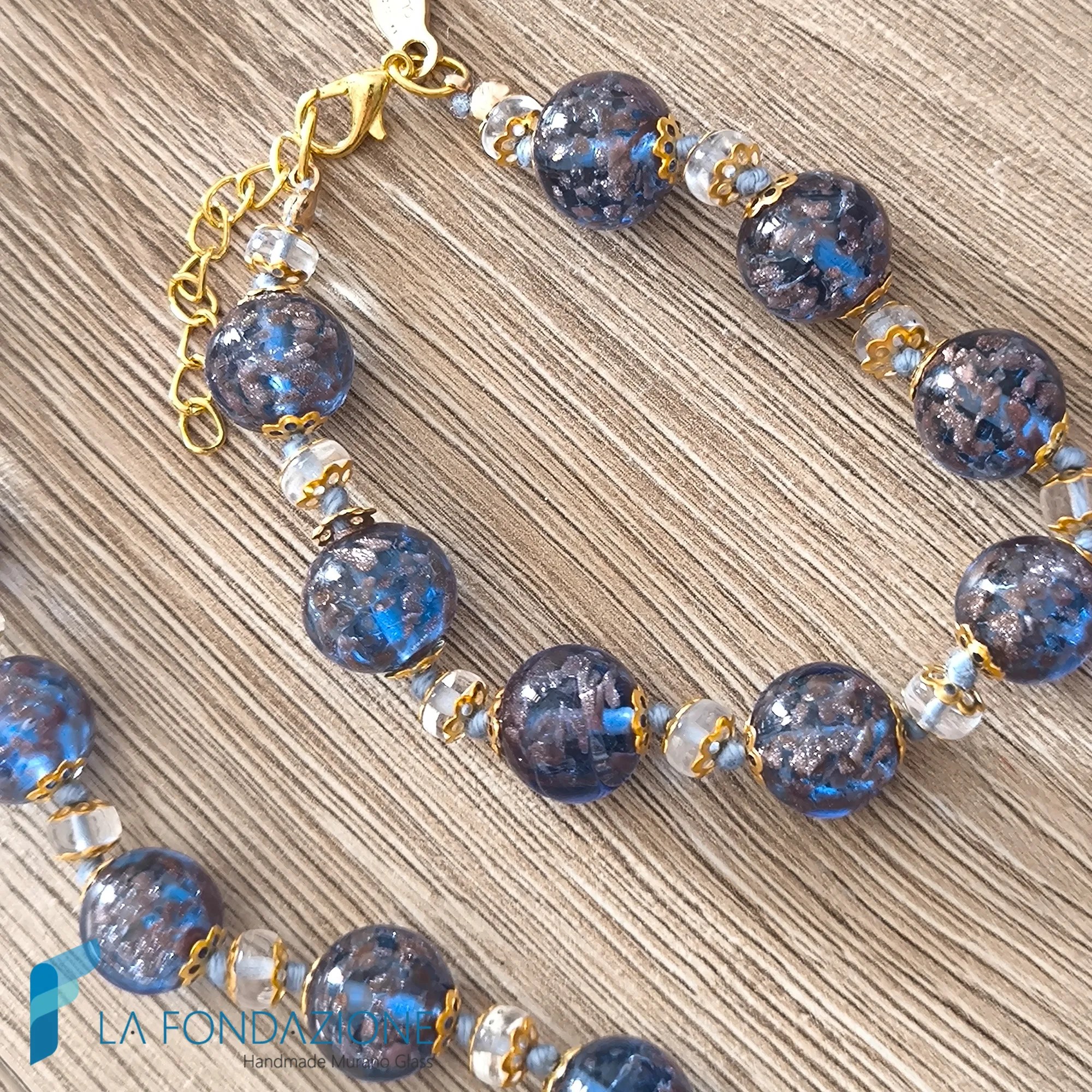Parure Antica Murano con collana e bracciale - PARU0072 - La Fondazione