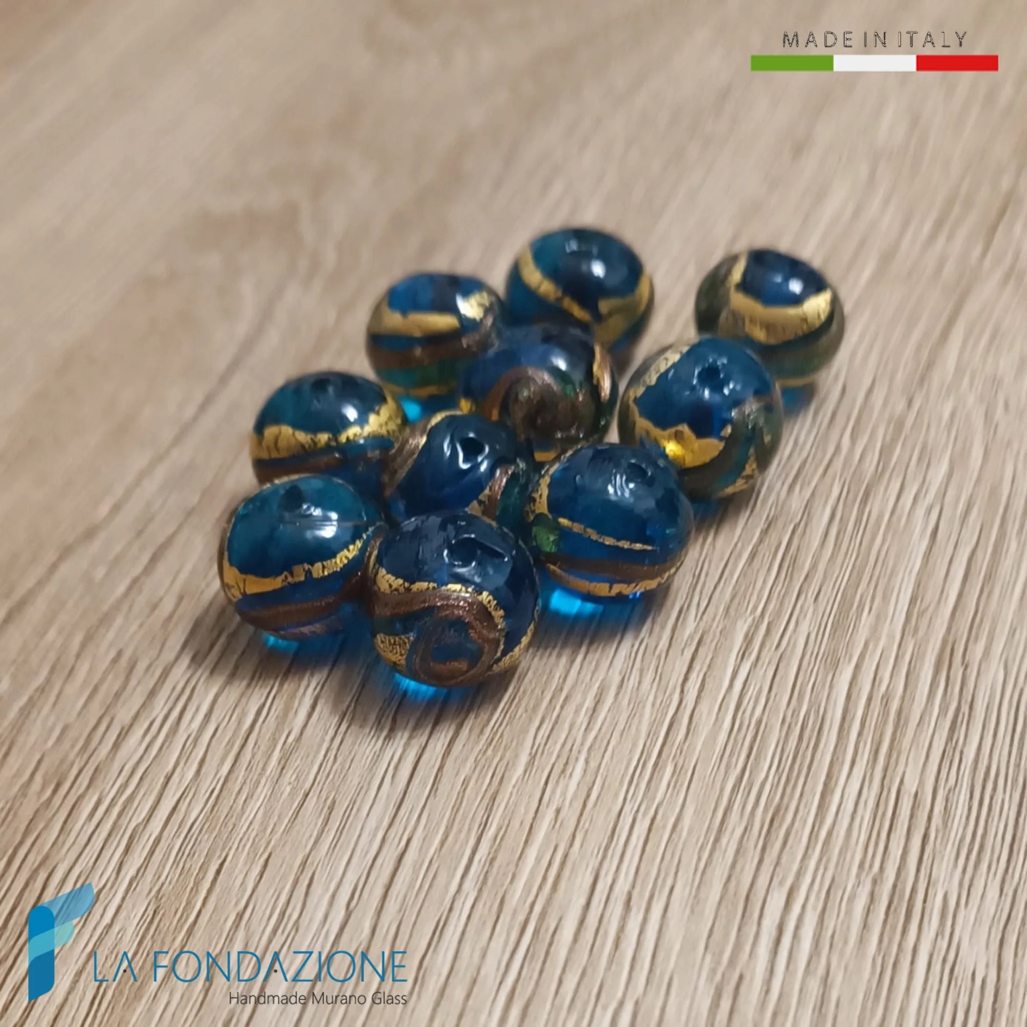 Perle Egizio / Egizio beads Murano glass