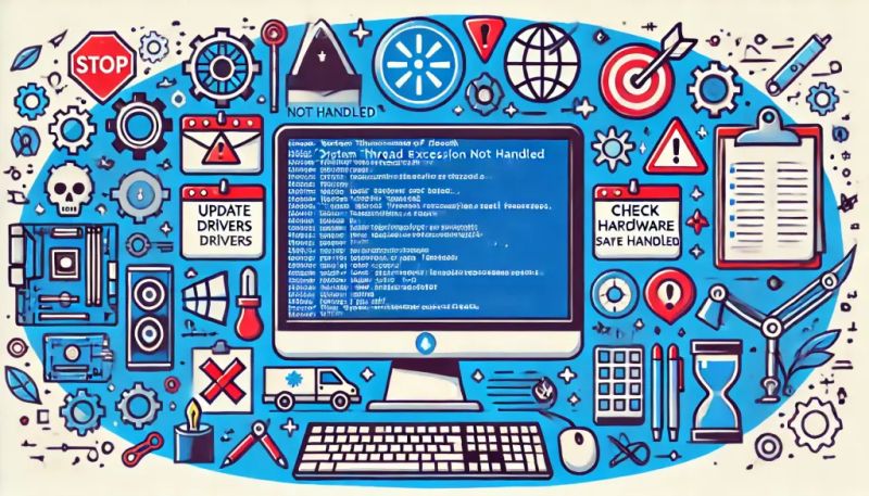 System Thread Exception Not Handled Solved Step By Step Guide - Download Classic Colorful Photo | Desktop