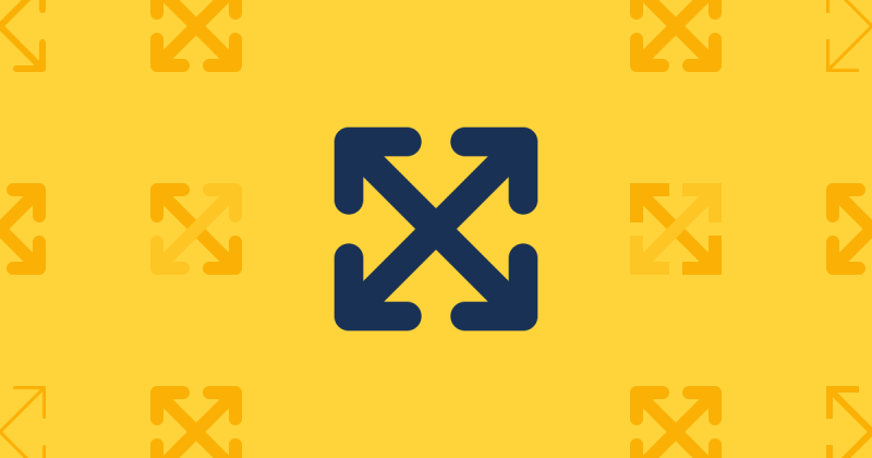 Maximize Classic Solid Icon Font Awesome - Geometric Images - Modern Mobile Collection