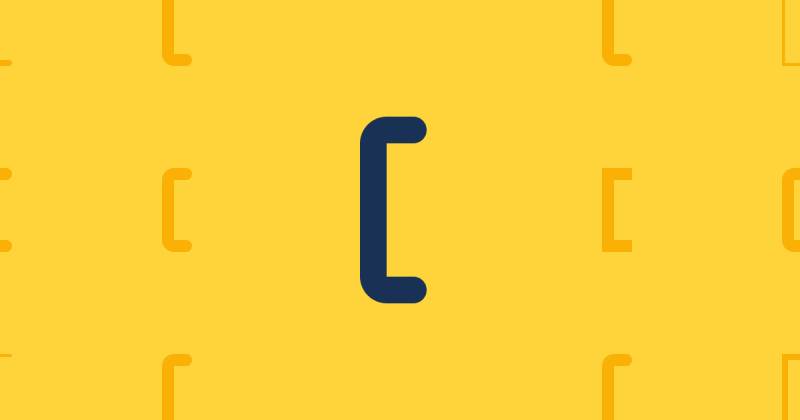 Brackets Square Solid Icon Font Awesome - Colorful Images - Gorgeous Retina Collection