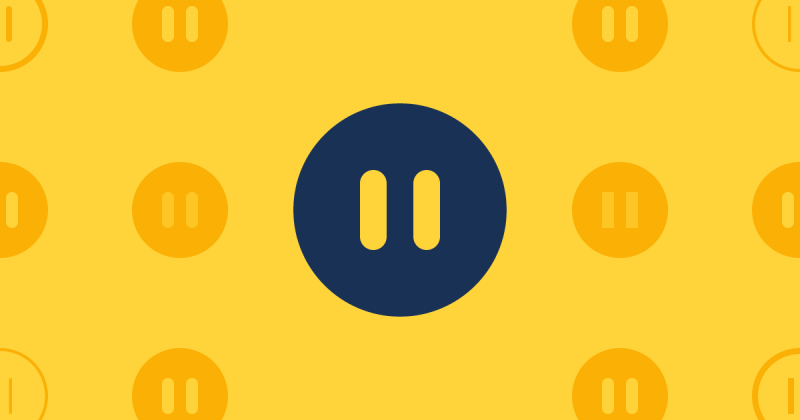 Pause Button Circle User Interface Gesture Icons - Modern Minimal Texture - Ultra HD