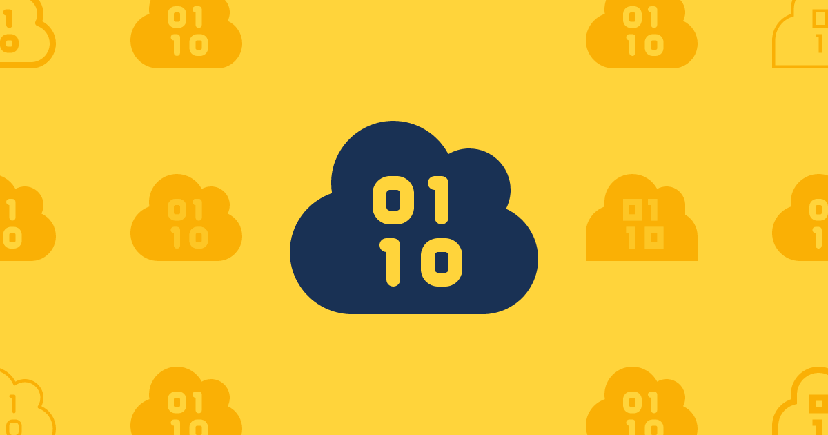 Cloud Binary Solid Icon Font Awesome