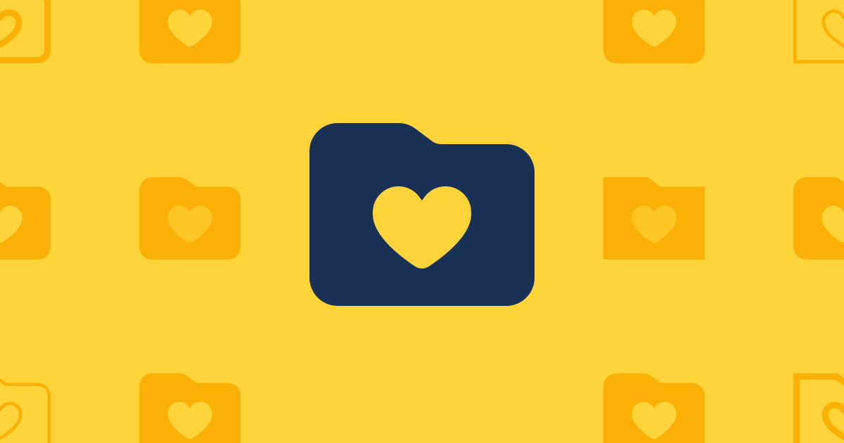 Folder Heart Solid Icon Font Awesome