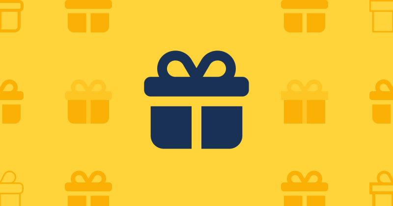 Gift Classic Solid Icon Font Awesome - Professional Sunset Image - High Resolution