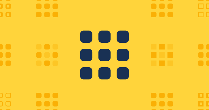 Folder Grid Solid Icon Font Awesome - Premium Landscape Art - Full HD