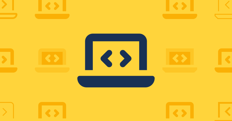 Laptop Solid Icon Font Awesome - Geometric Background Collection - High Resolution Quality