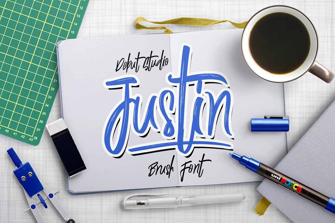 Justin - Download fonts