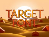 Target Font Sleek Modern Typeface For Logos