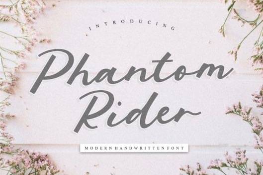 Phantom Rider Font Full