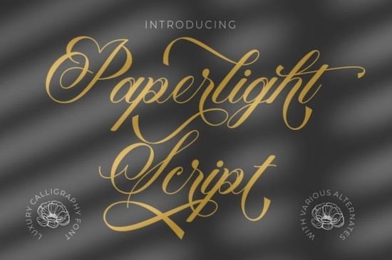 Paperlight Script Font