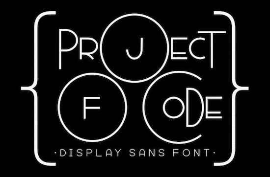 Project Of Code Font
