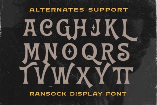 free Ransock Display Font