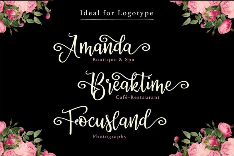 Priscilla Script Free Font - Mountain Design Collection - Retina Quality