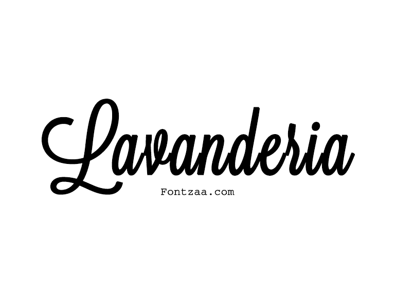 Lavanderia Font - Fontzaa - Fonts Free Download