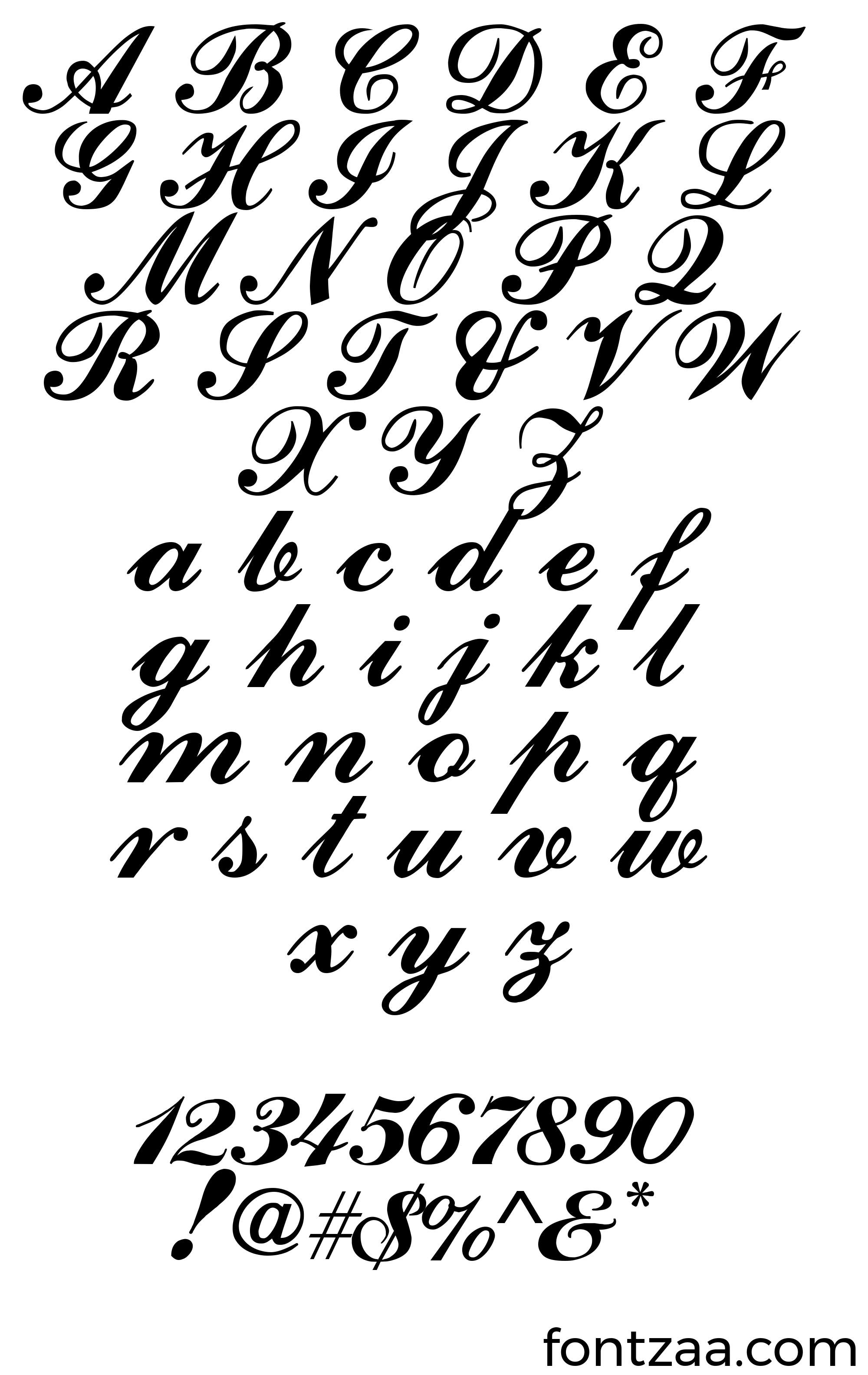 Ford Script Font