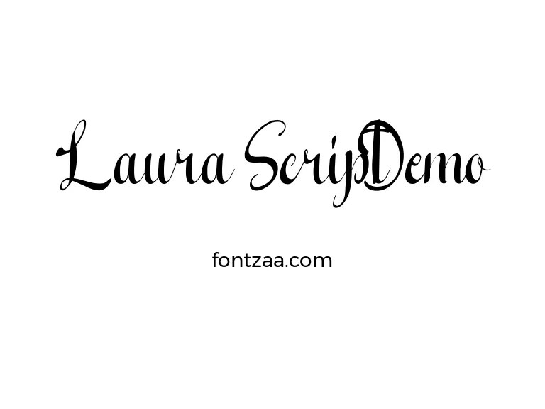 Laura Script Demo Font Free Download