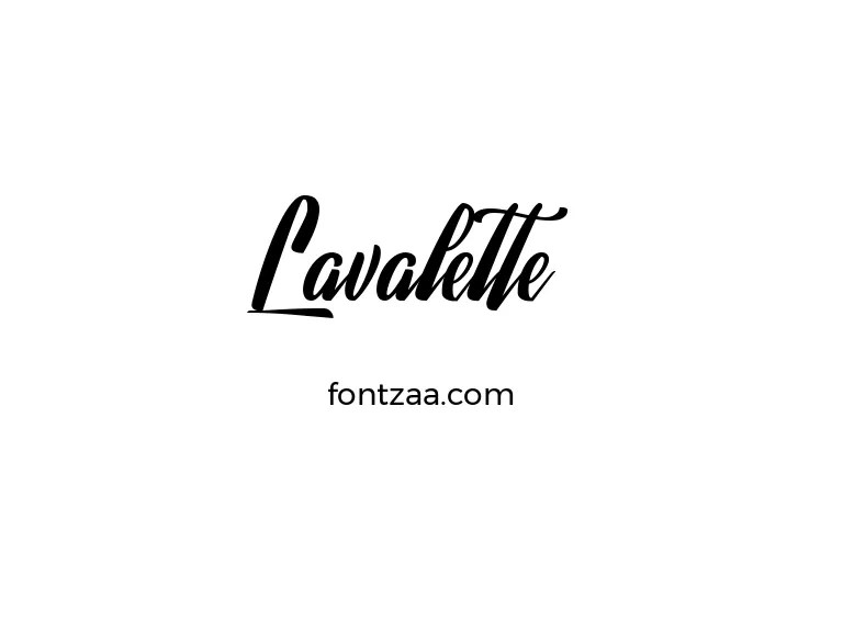 Lavalette Font Free Download
