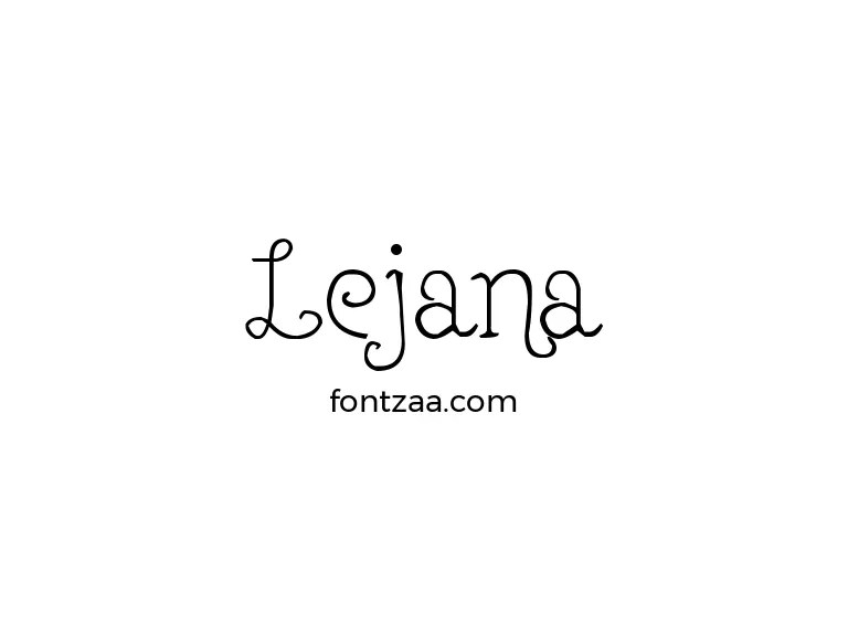 Lejana Font Free Download