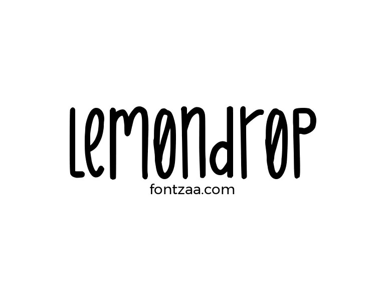 Lemondrop Font Free Download
