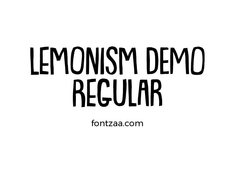 Lemonism DEMO Regular Font Free Download