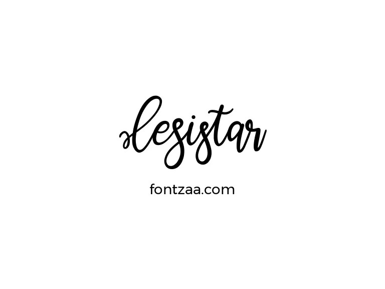 Lesistar Font Free Download