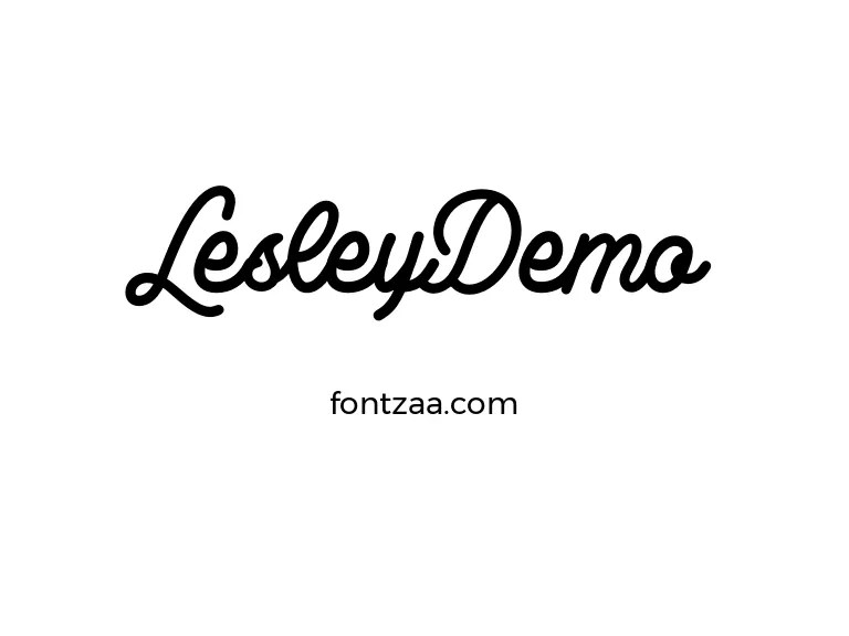 LesleyDemo Font Free Download