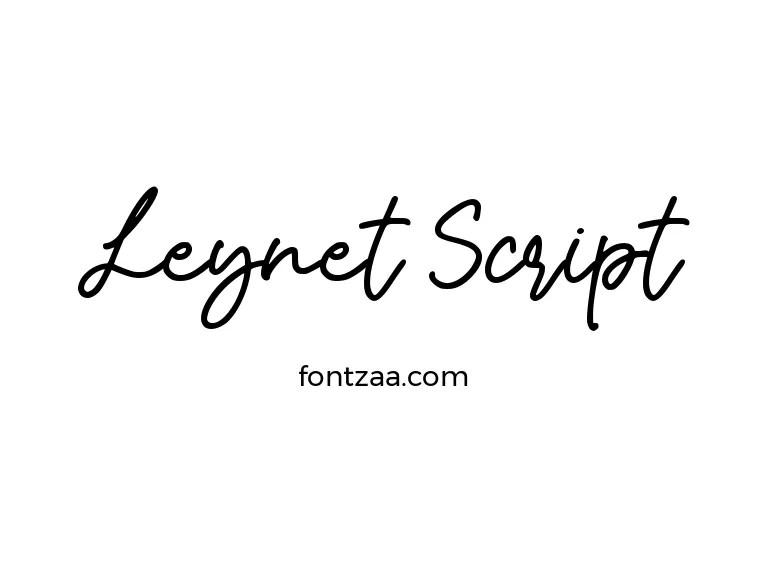 Leynet Script Font Free Download