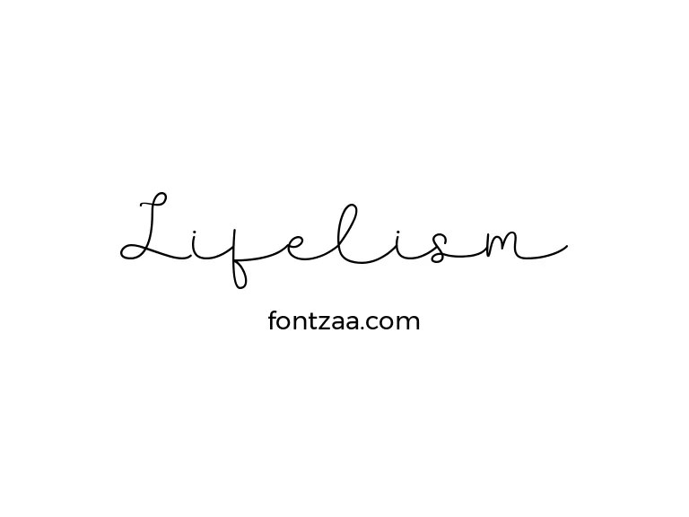 Lifelism Font Free Download