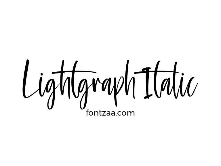 Lightgraph Italic Font Free Download