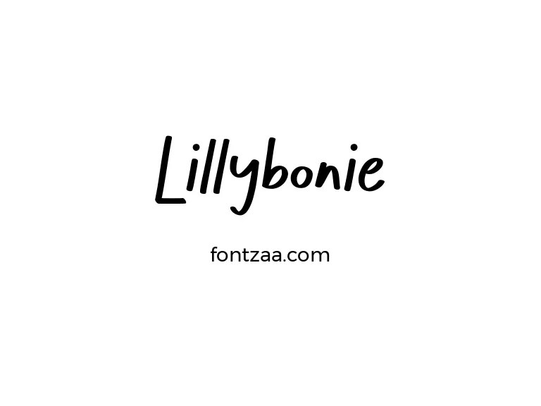 Lillybonie Font Free Download