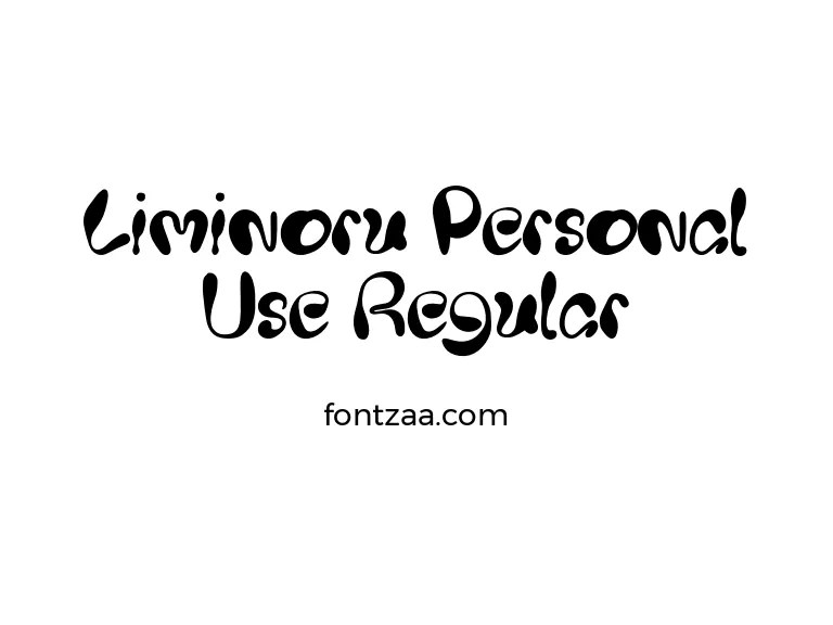 Liminoru Personal Use Regular Font Free Download