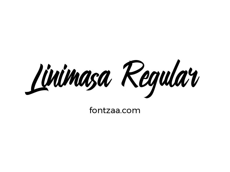Linimasa Regular Font Free Download
